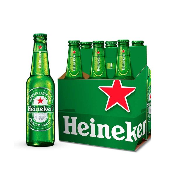 Six Heineken botella 330ML